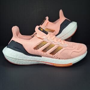 Adidas UltraBoost 22 Heat.RDY Flash Orange Shoes GX8037 Women's Size 7.5